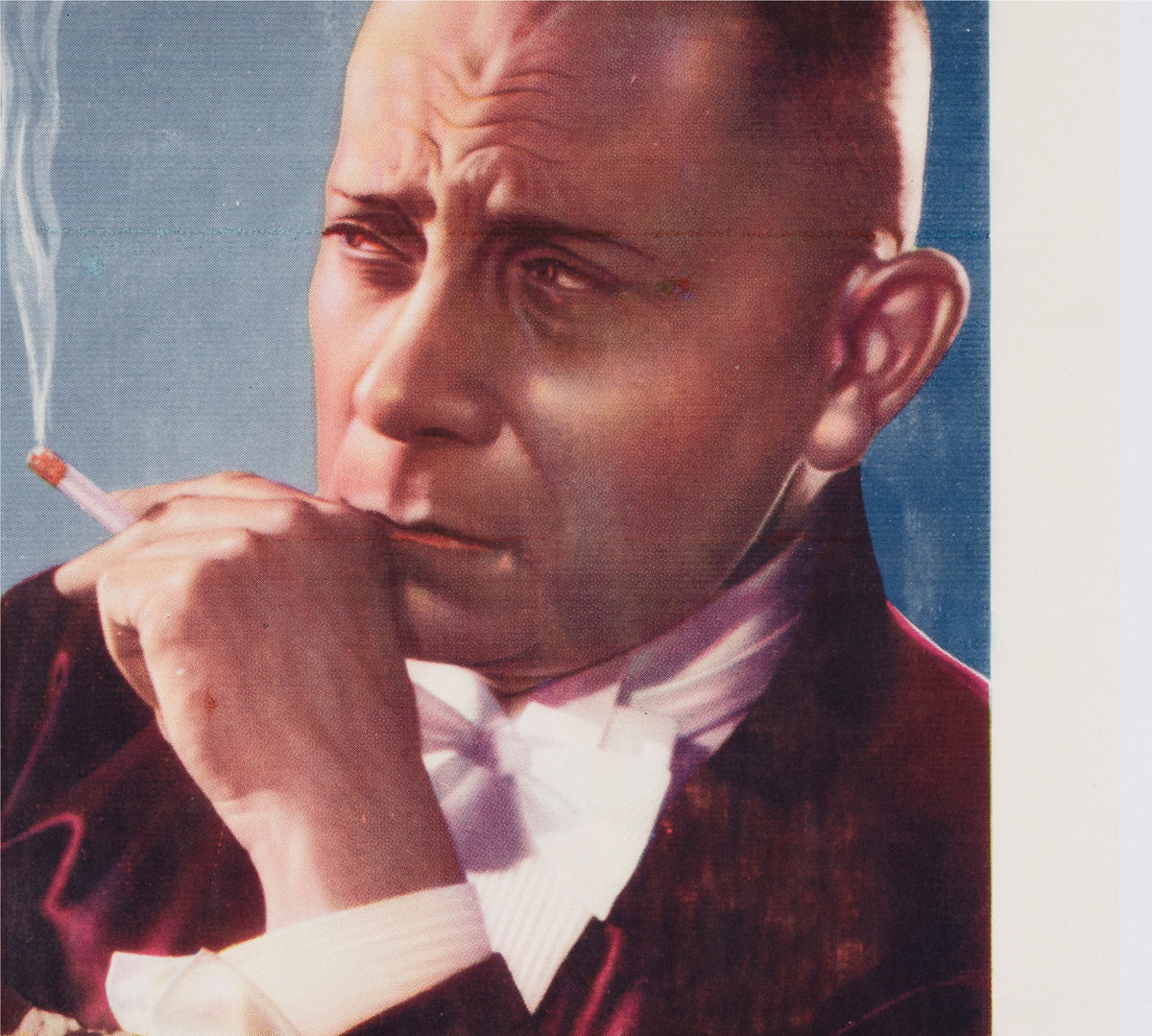 L Alibi 1938 Belgian Film Poster - detail