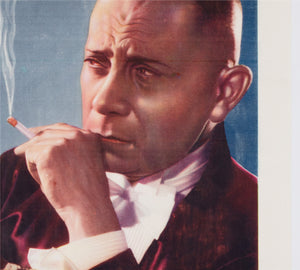 L Alibi 1938 Belgian Film Poster - detail