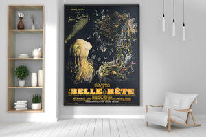 La Belle et la Bete R1951 French Grande Film Movie Poster, Jean-Denis Malcles