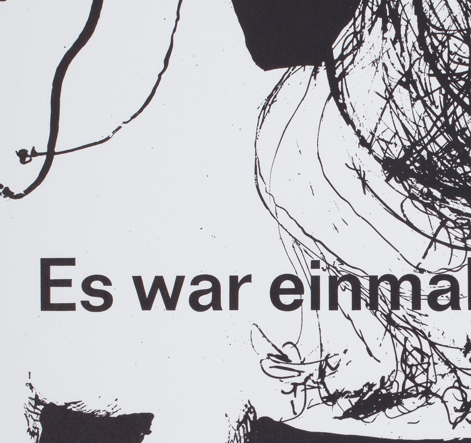 La Belle et la Bete c1960 German A1 Film Movie Poster, Baumgart - detail