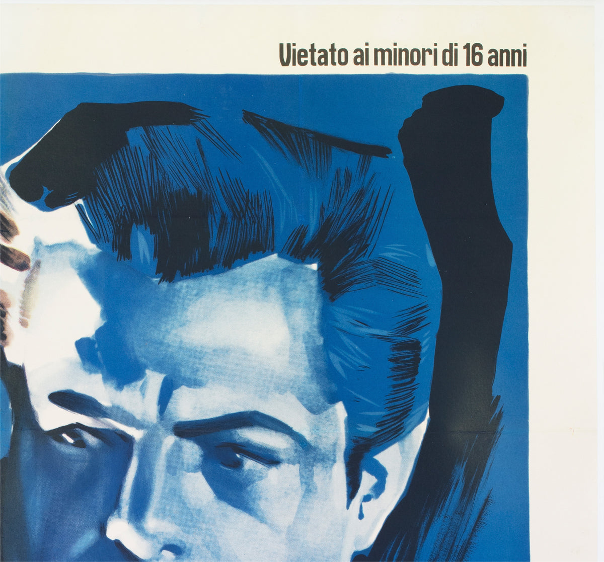 La Dolce Vita 1960 Italian 4 Foglio Film Movie Poster, Giorgio Olivetti - detail