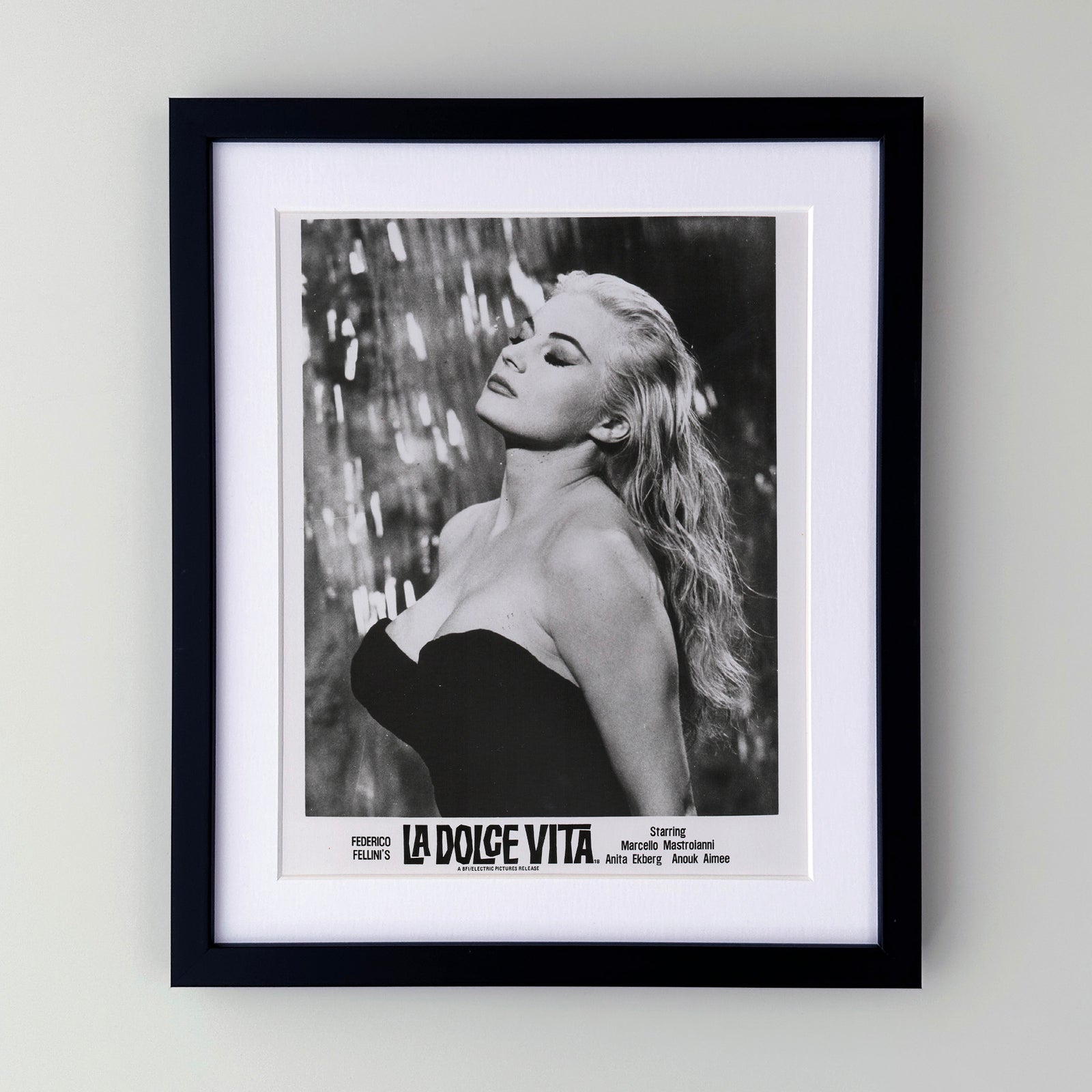 La Dolce Vita 1960 Film Movie Press Publicity Still Framed