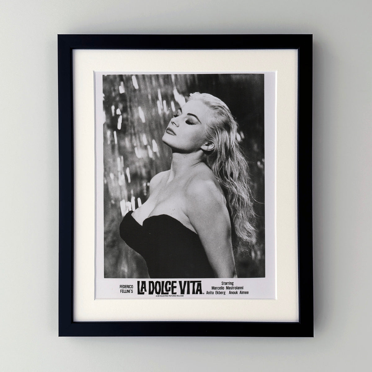 La Dolce Vita 1960 Film Movie Press Publicity Still Framed