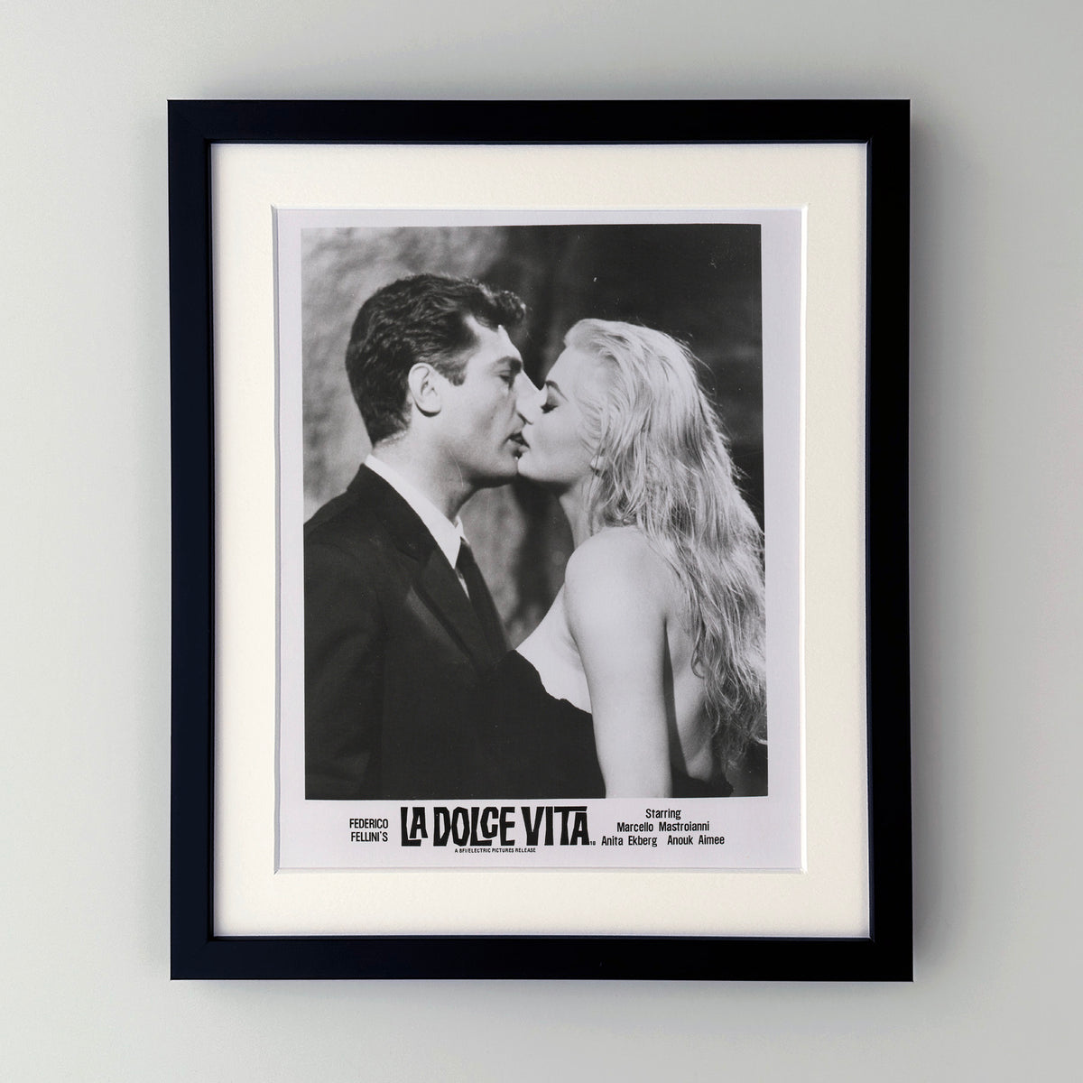 La Dolce Vita 1960 Film Movie Press Publicity Still Framed