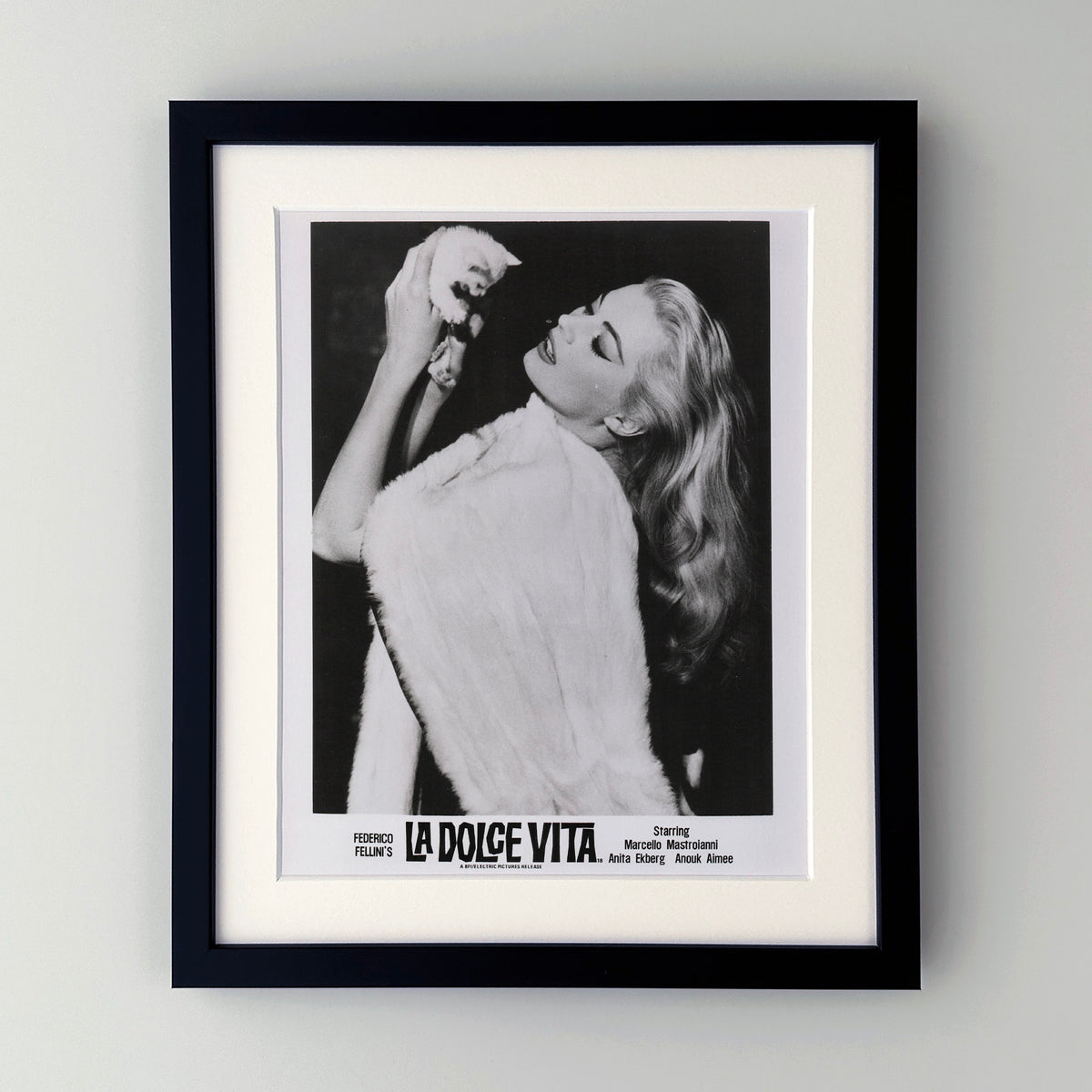 La Dolce Vita 1960 Film Movie Press Publicity Still Framed