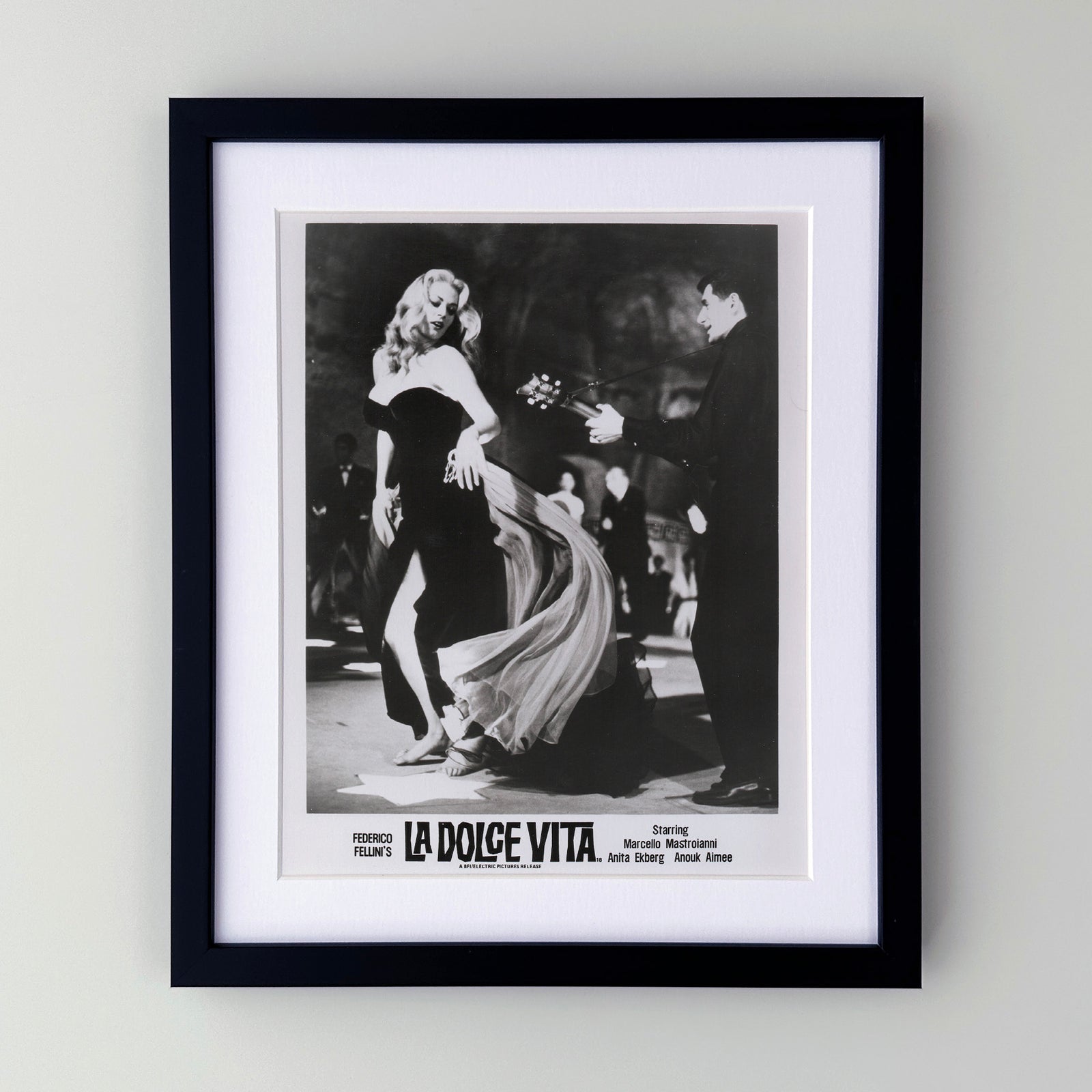 La Dolce Vita 1960 Film Movie Press Publicity Still Framed