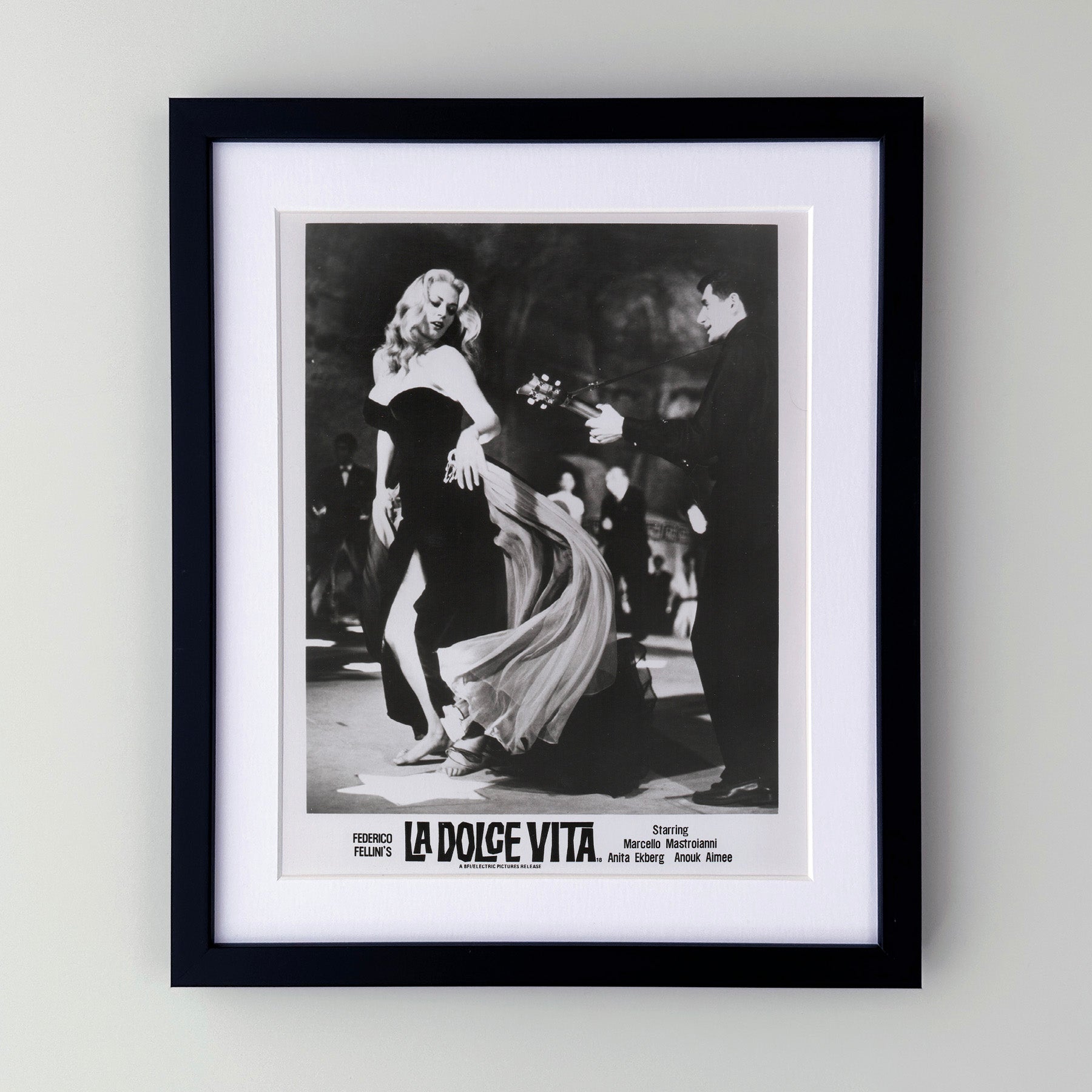 La Dolce Vita 1960 Film Movie Press Publicity Still Framed