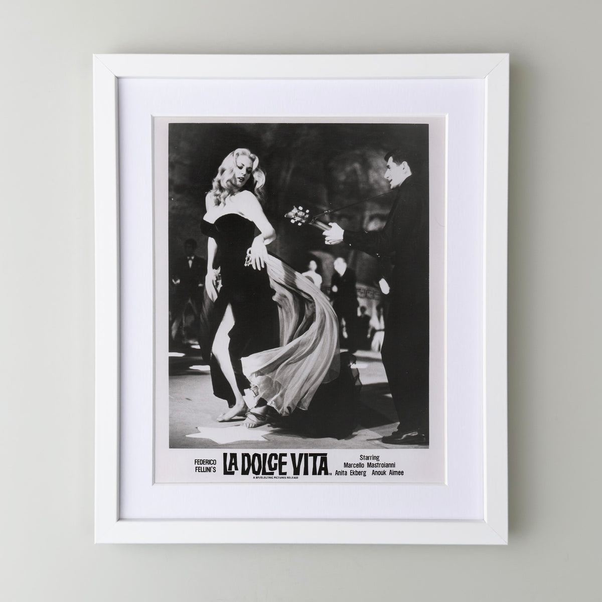 La Dolce Vita 1960 Film Movie Press Publicity Still Framed