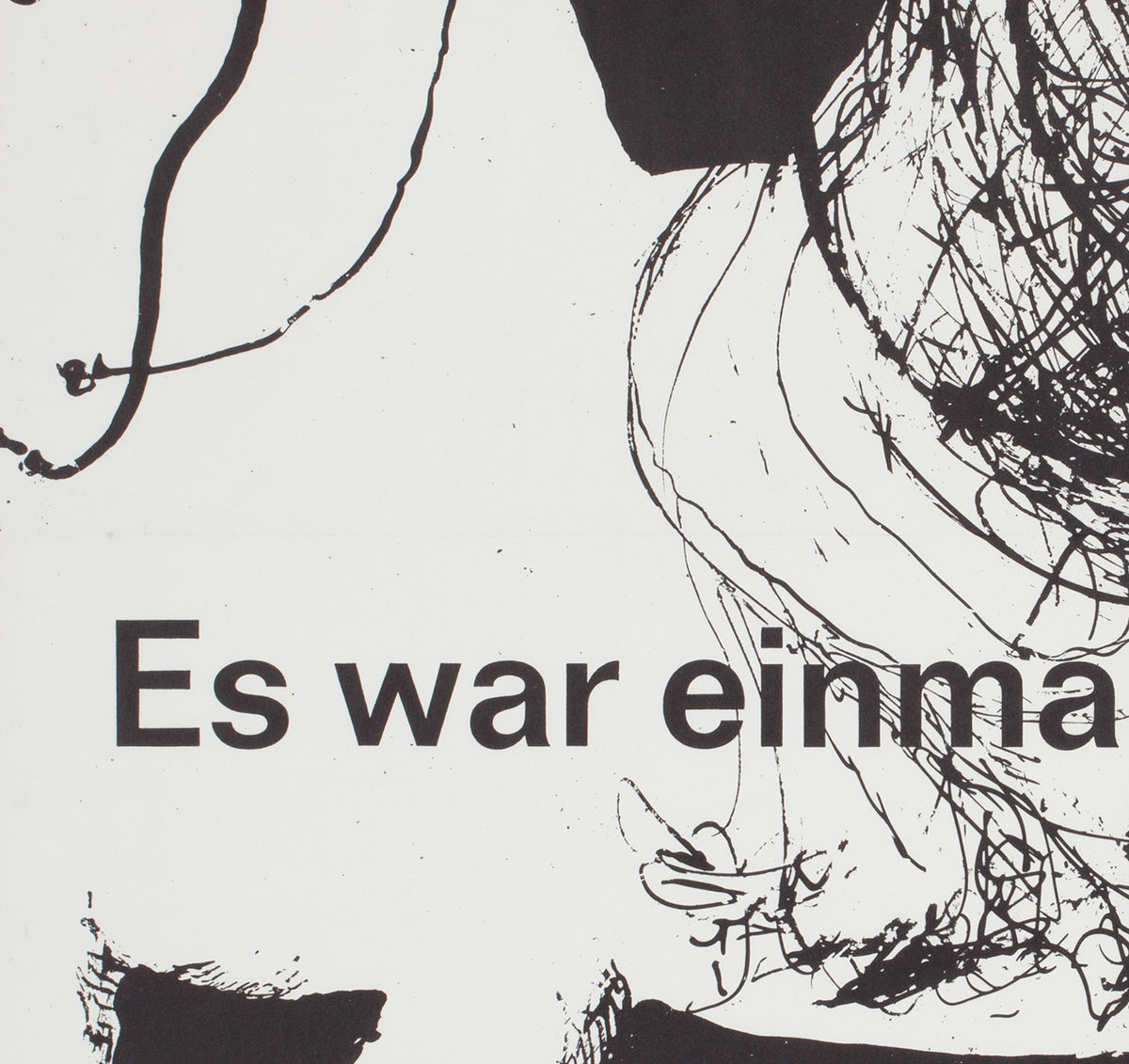 La Belle et la Bete c1960 German A1 Film Movie Poster, Baumgart - detail