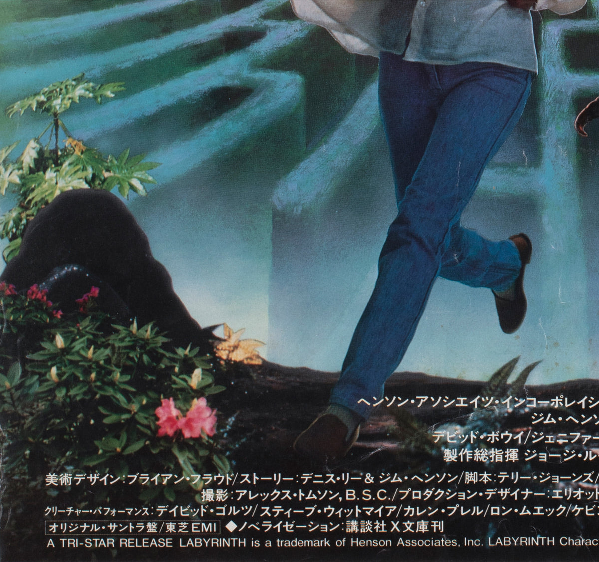Labyrinth 1986 Japanese B2 Film Poster - detail