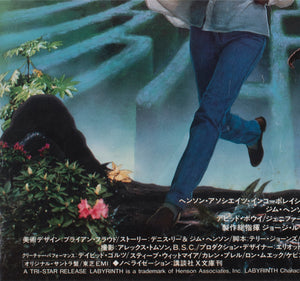 Labyrinth 1986 Japanese B2 Film Poster - detail