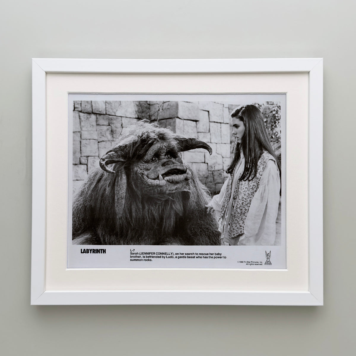 Labyrinth 1986 Publicity Film Movie Press Still Framed