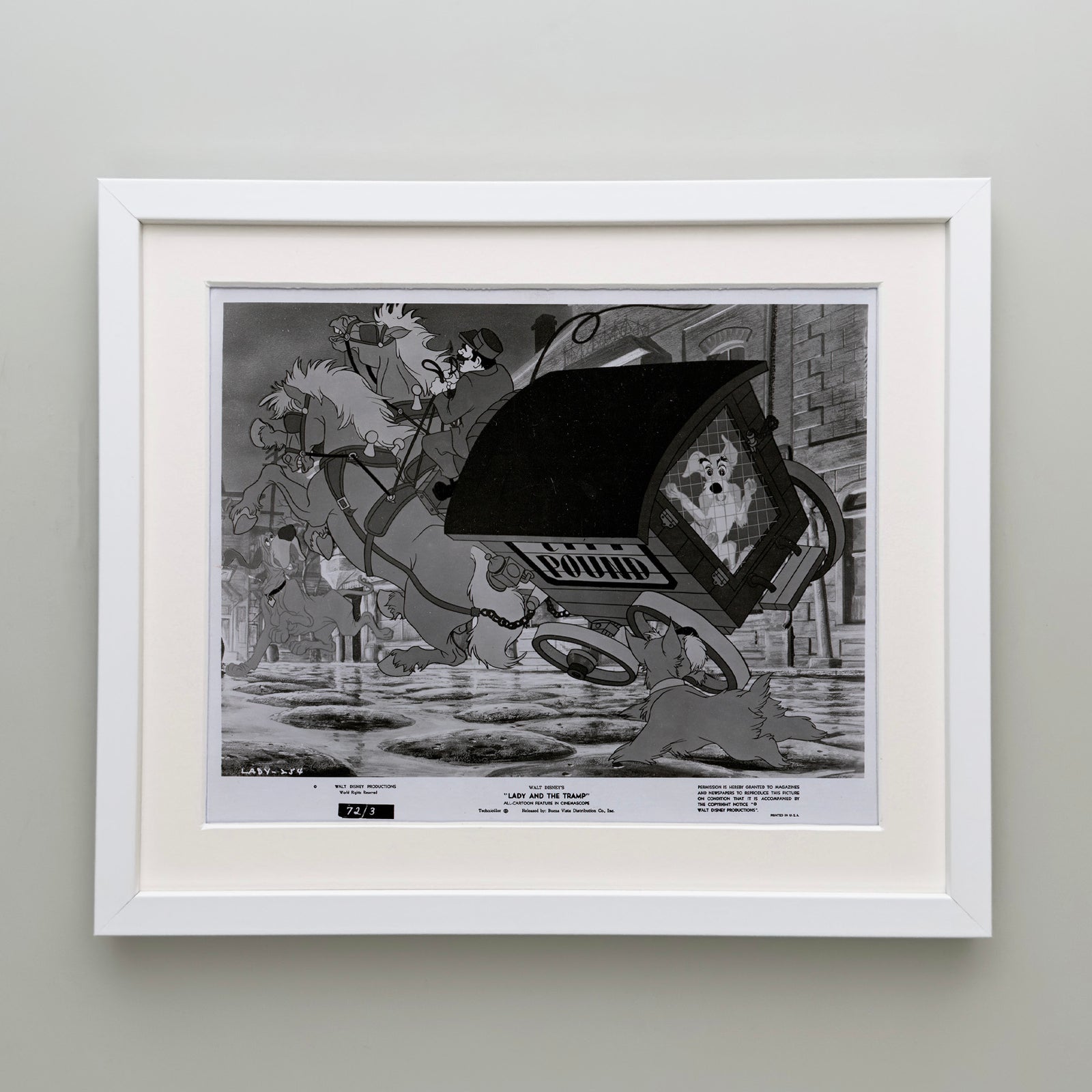 Lady and the Tramp (1955) Film Movie Press Publicity Still Framed