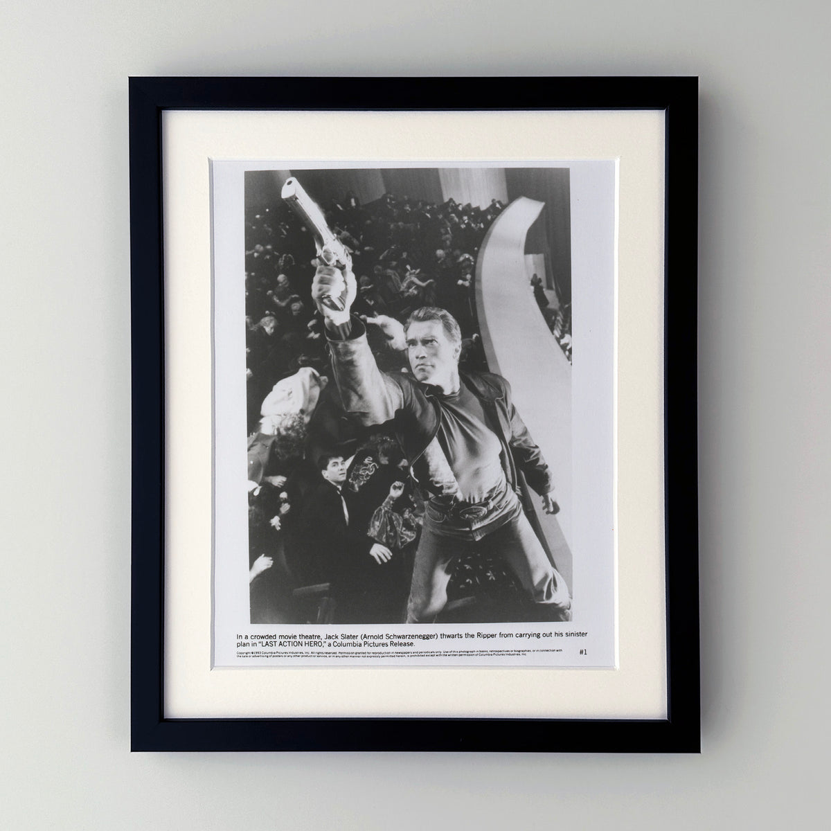 Last Action Hero 1993 Film Movie Press Publicity Still Framed