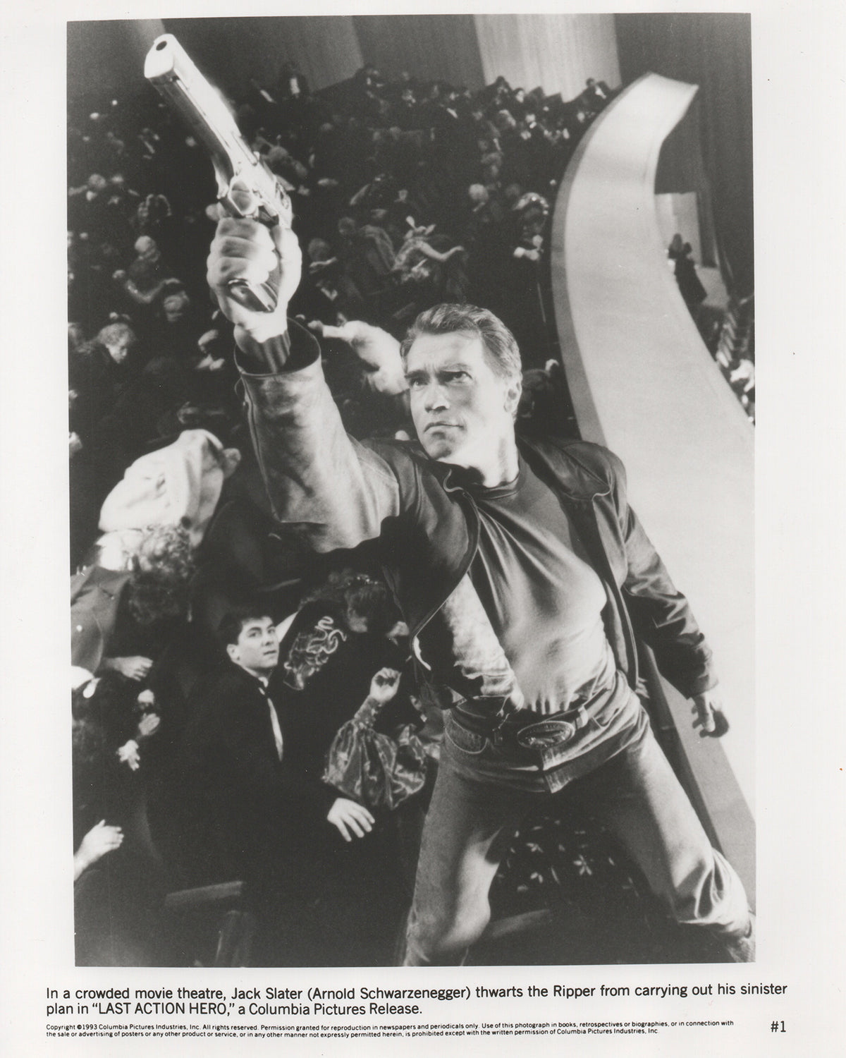 Last Action Hero 1993 Film Movie Press Publicity Still Framed