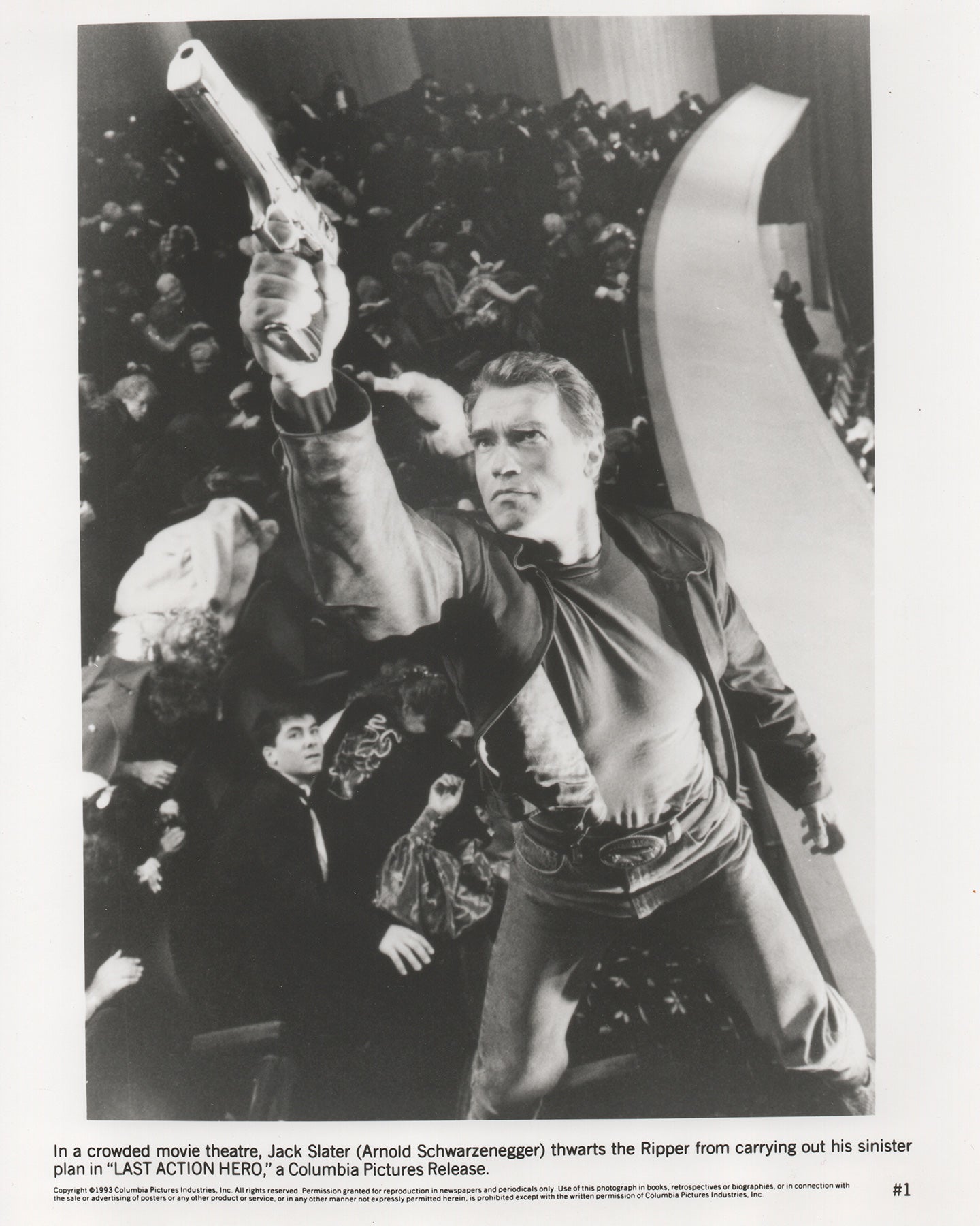 Last Action Hero 1993 Film Movie Press Publicity Still Framed