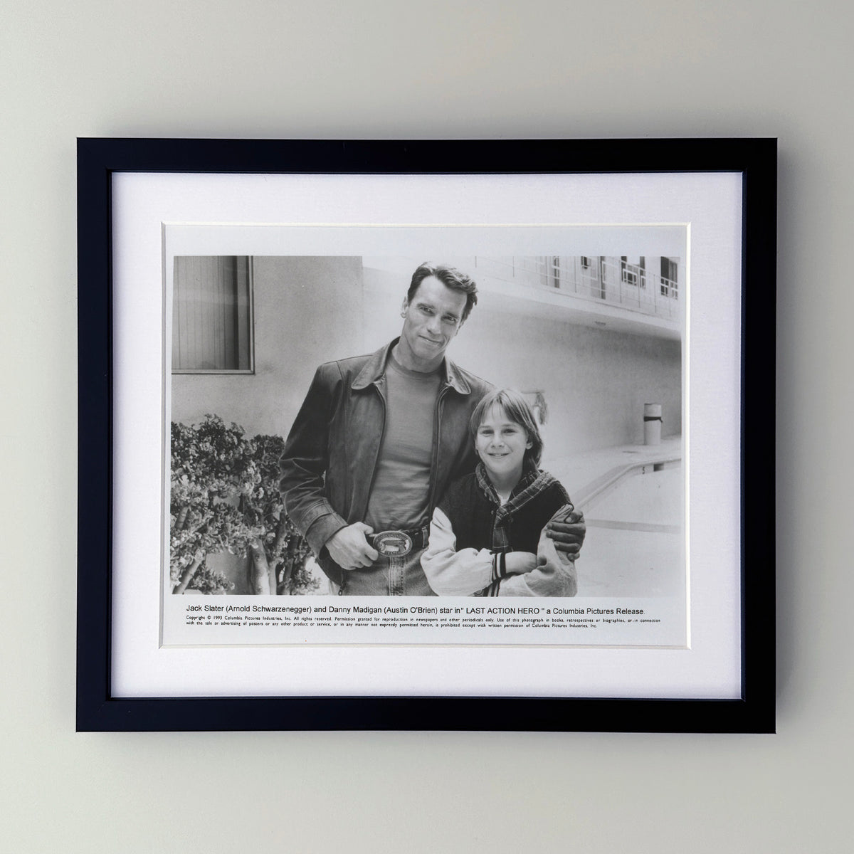 Last Action Hero 1993 Film Movie Press Publicity Still Framed