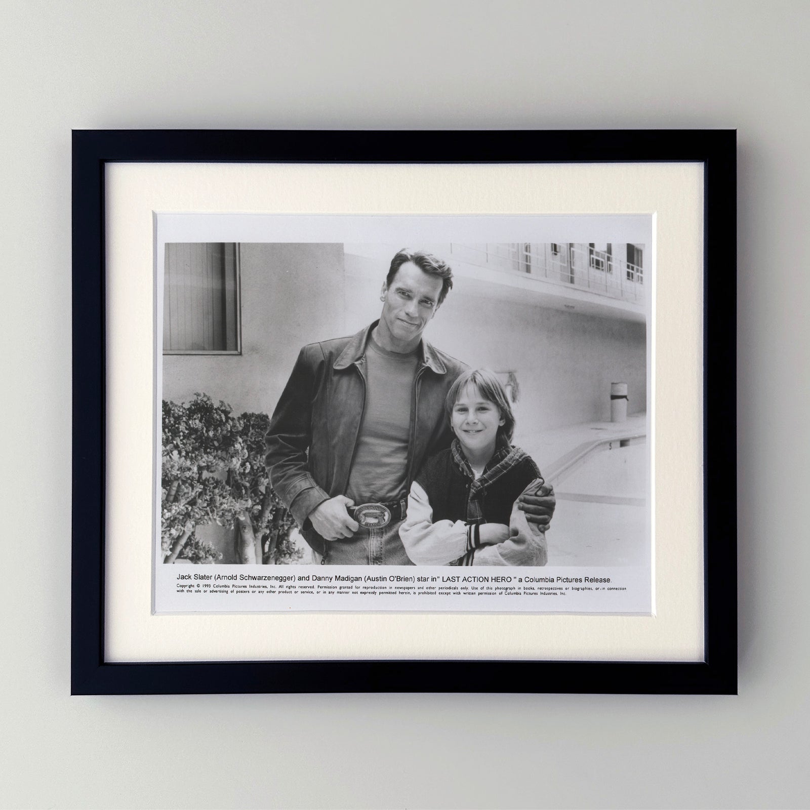 Last Action Hero 1993 Film Movie Press Publicity Still Framed