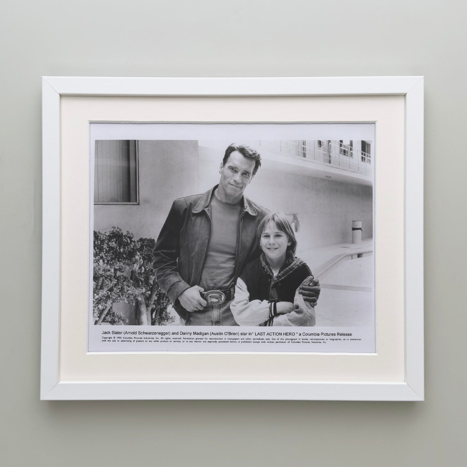 Last Action Hero 1993 Film Movie Press Publicity Still Framed