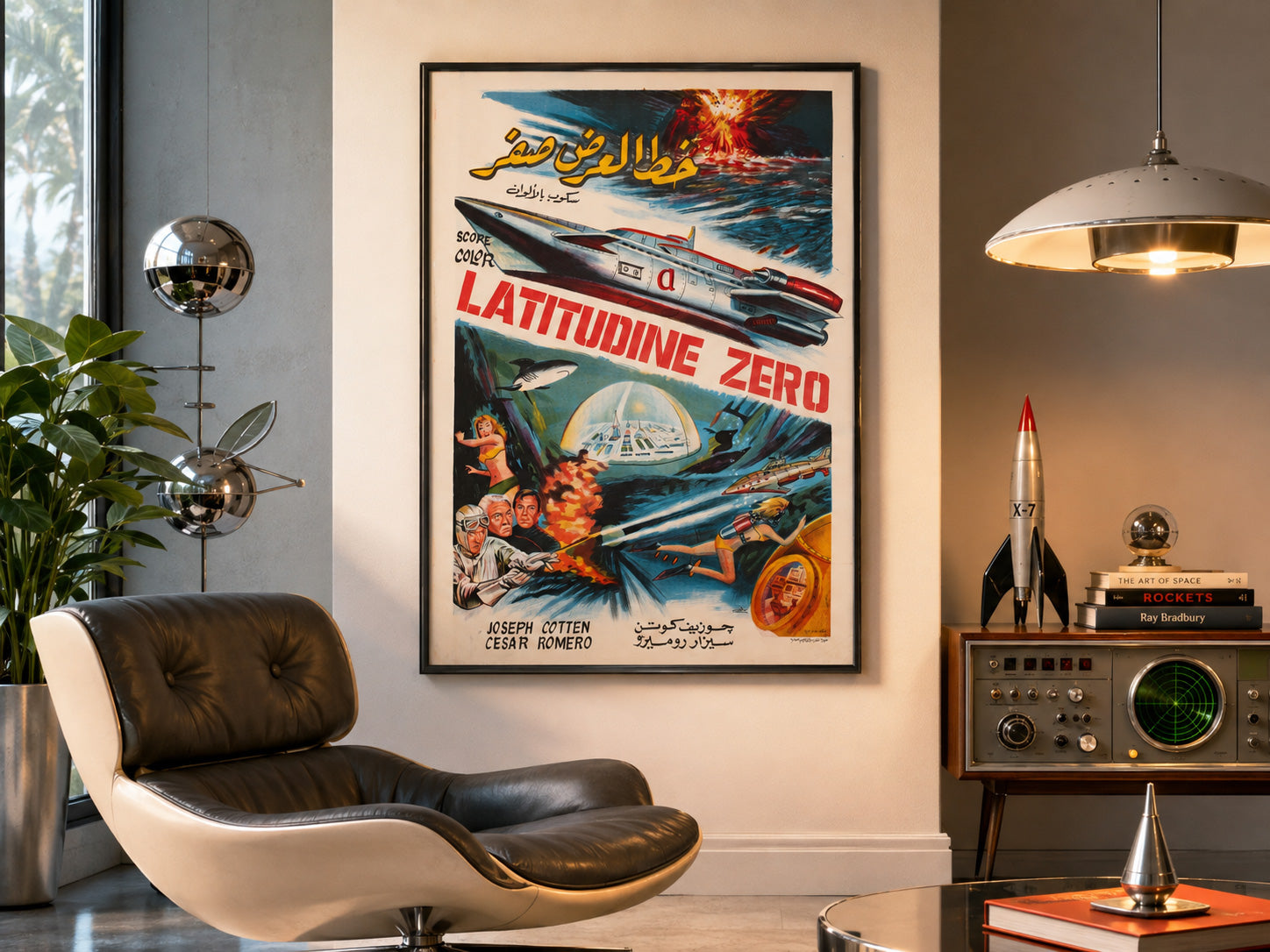 Latitude Zero c1969 Egyptian Film Poster