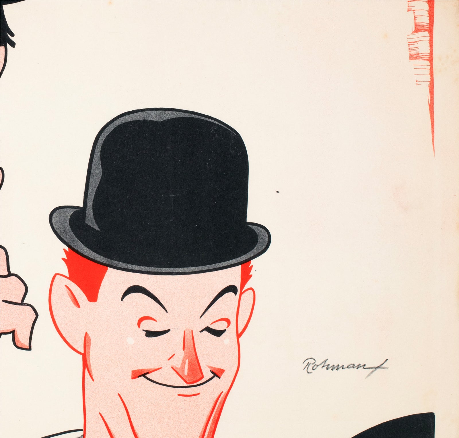 Laurel and Hardy Almost Always Funny 1933 Eric Rohman - detail