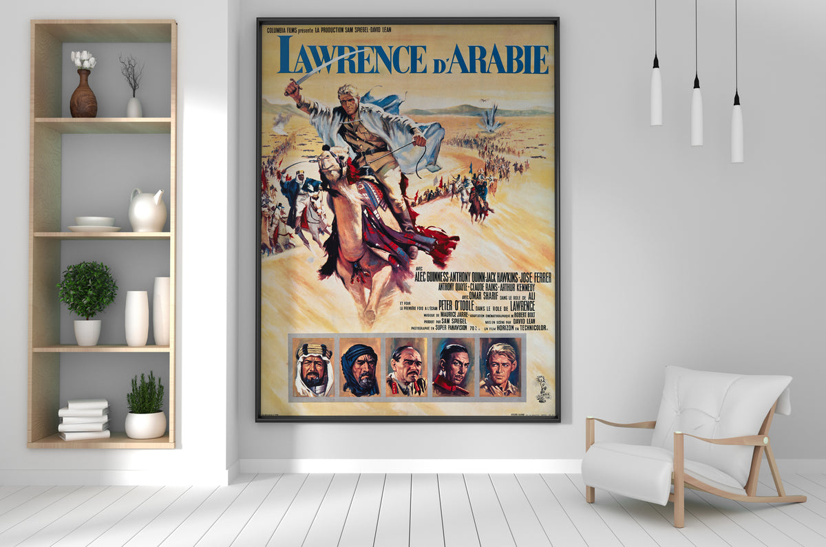 Lawrence of Arabia 1963 French Grande Film Movie Poster