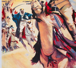 Lawrence of Arabia 1963 French Grande Film Movie Poster - detail