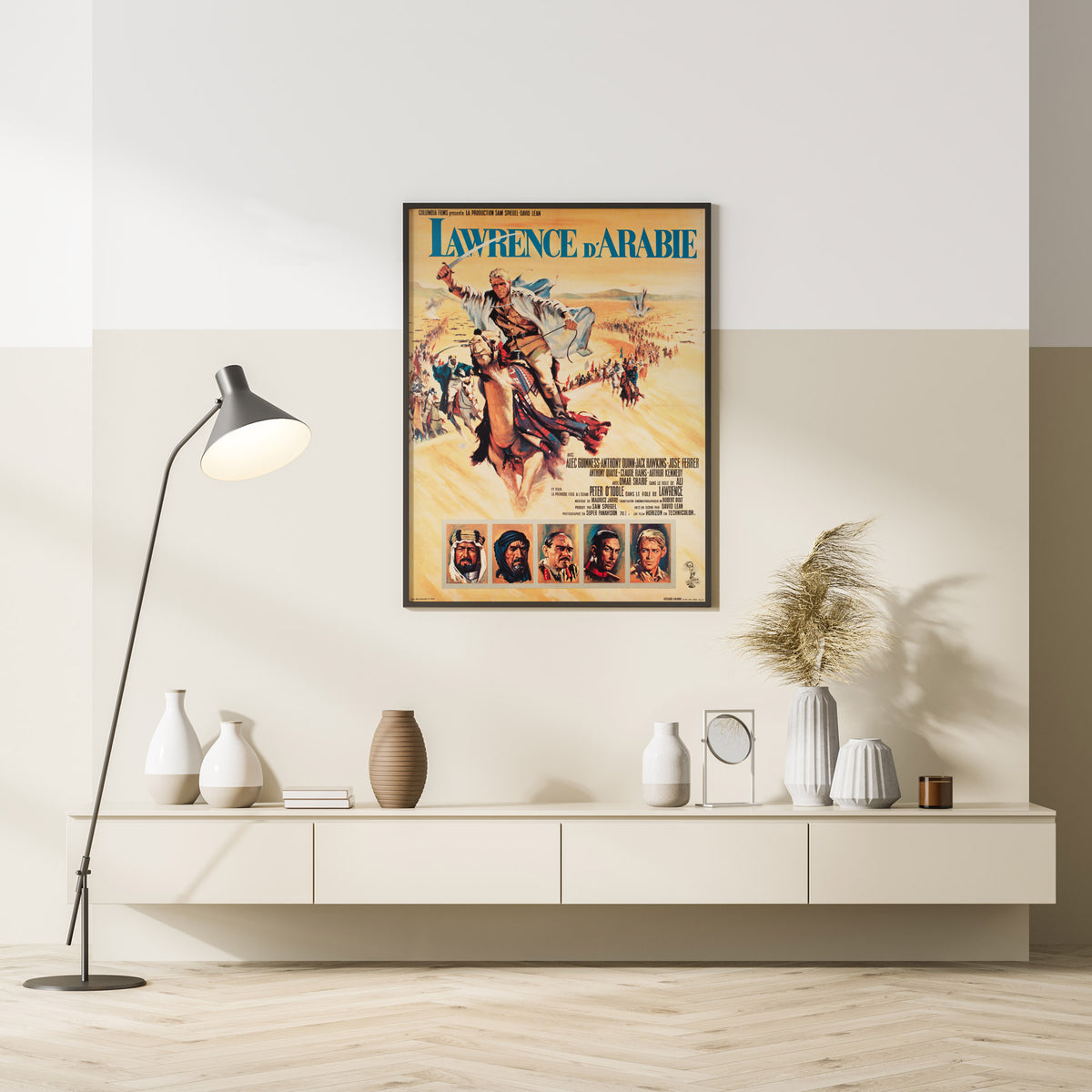 Lawrence of Arabia 1963 French Moyenne Film Movie Poster