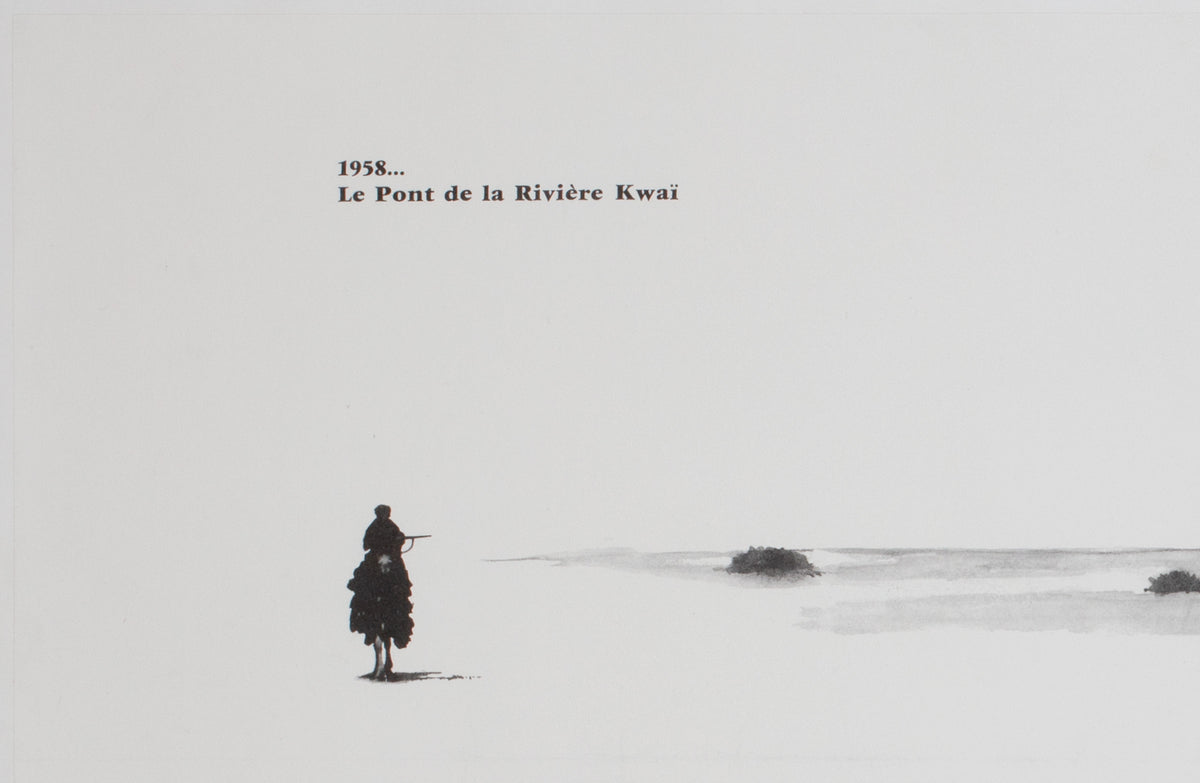 Lawrence of Arabia 1963 French Petite Film Movie Poster, Georges Kerfyser - detail