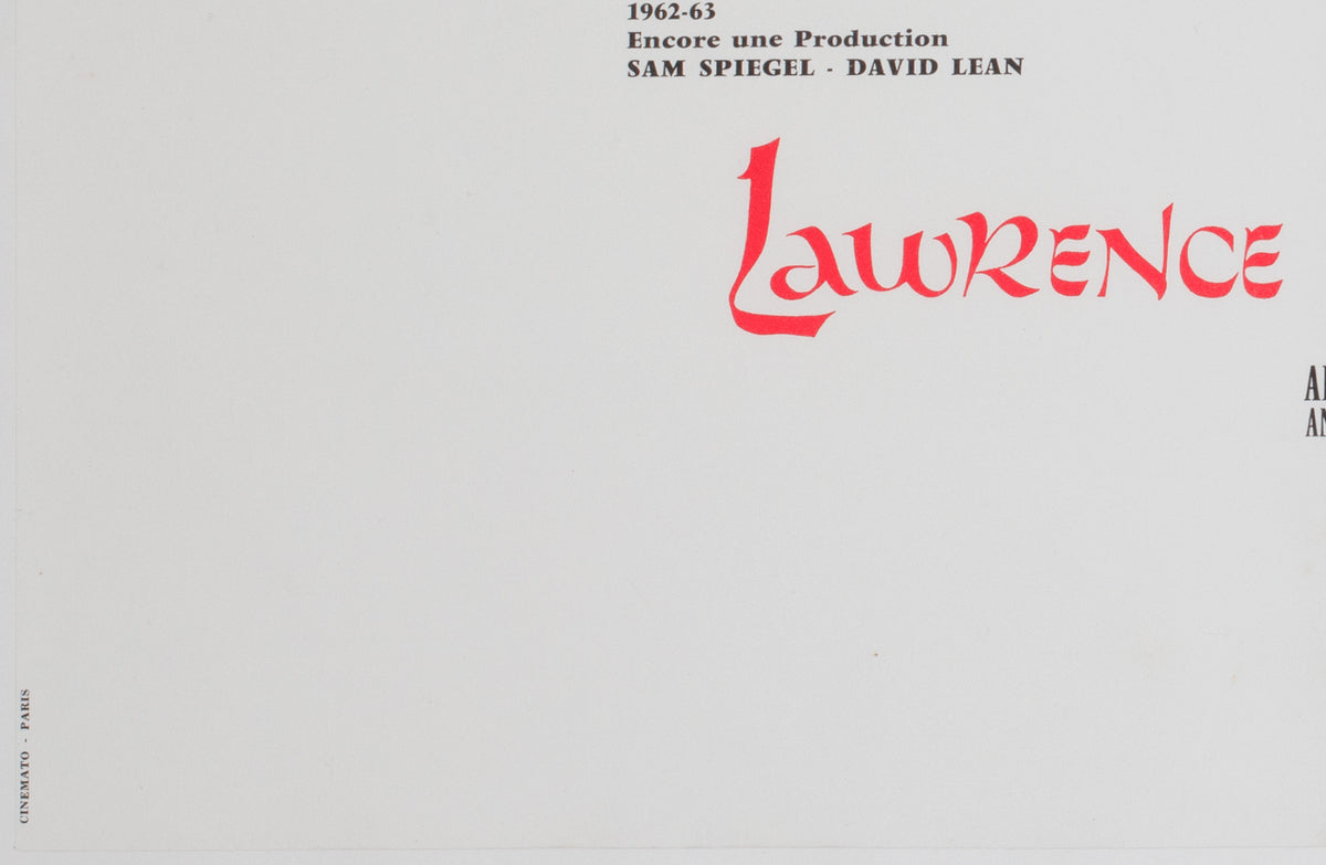 Lawrence of Arabia 1963 French Petite Film Movie Poster, Georges Kerfyser - detail