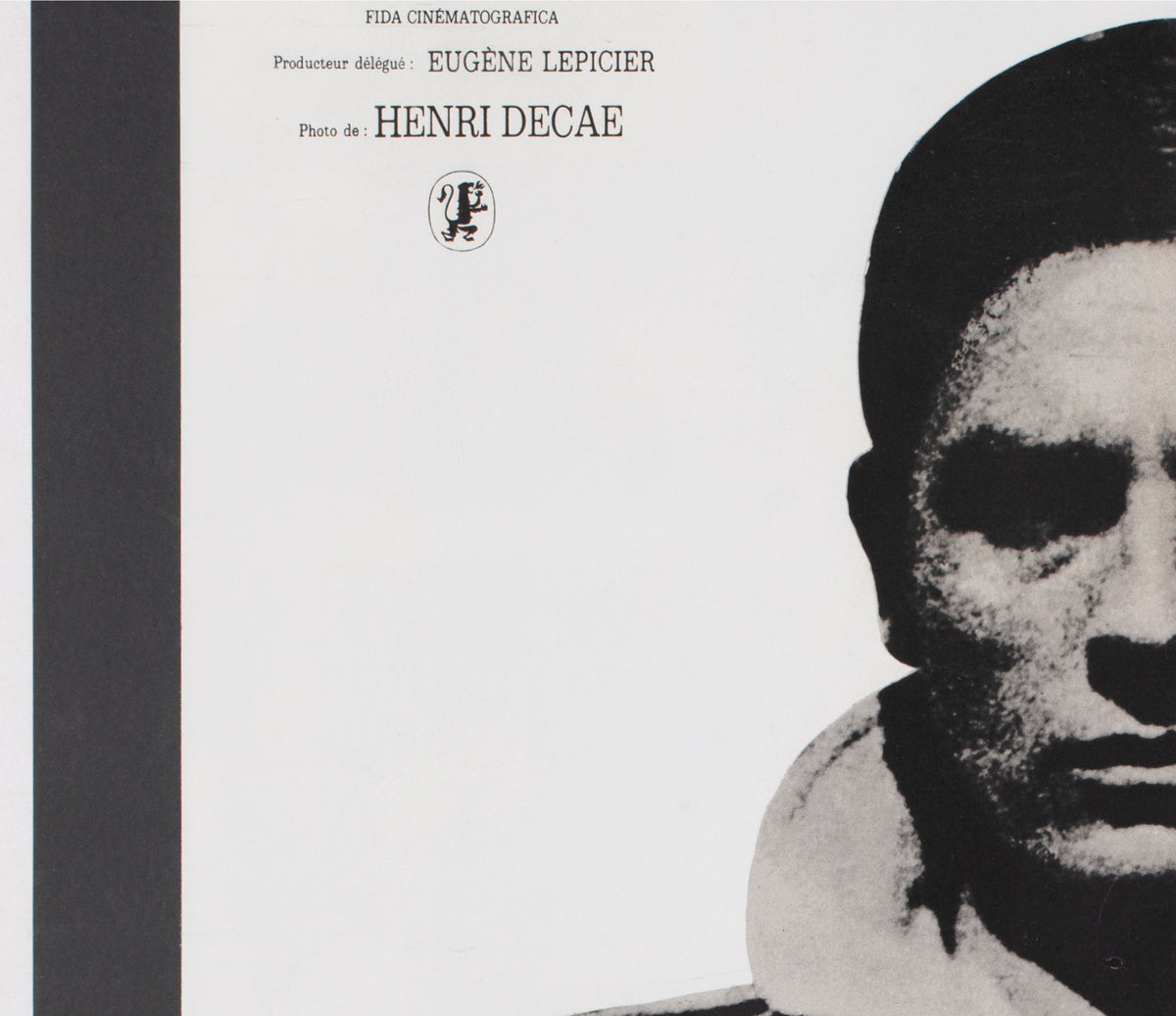 Le Samourai 1967 French Moyenne Film Poster - detail