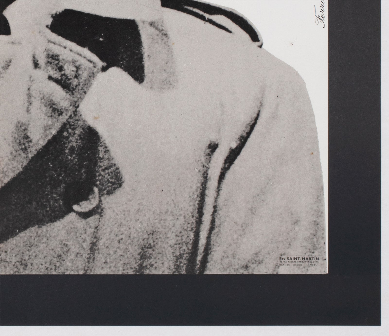 Le Samourai 1967 French Moyenne Film Poster - detail