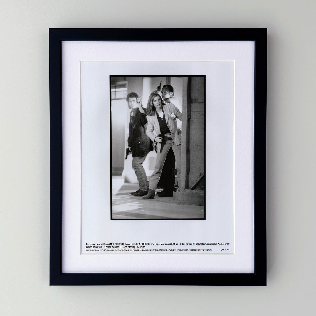Leathal Weapon 3 1992 Film Movie Press Publicity Still Framed