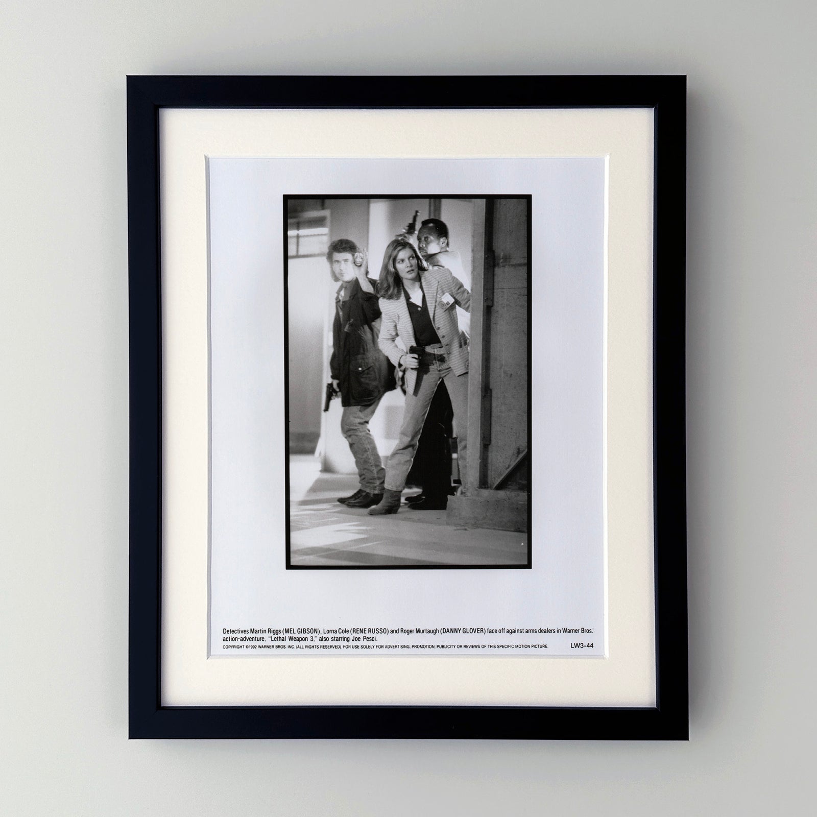 Leathal Weapon 3 1992 Film Movie Press Publicity Still Framed