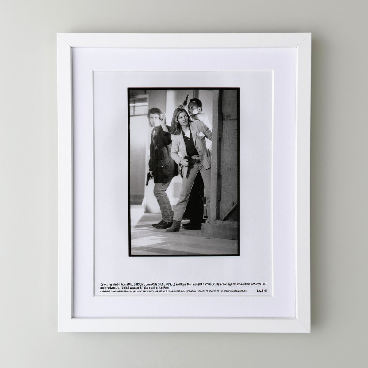 Leathal Weapon 3 1992 Film Movie Press Publicity Still Framed