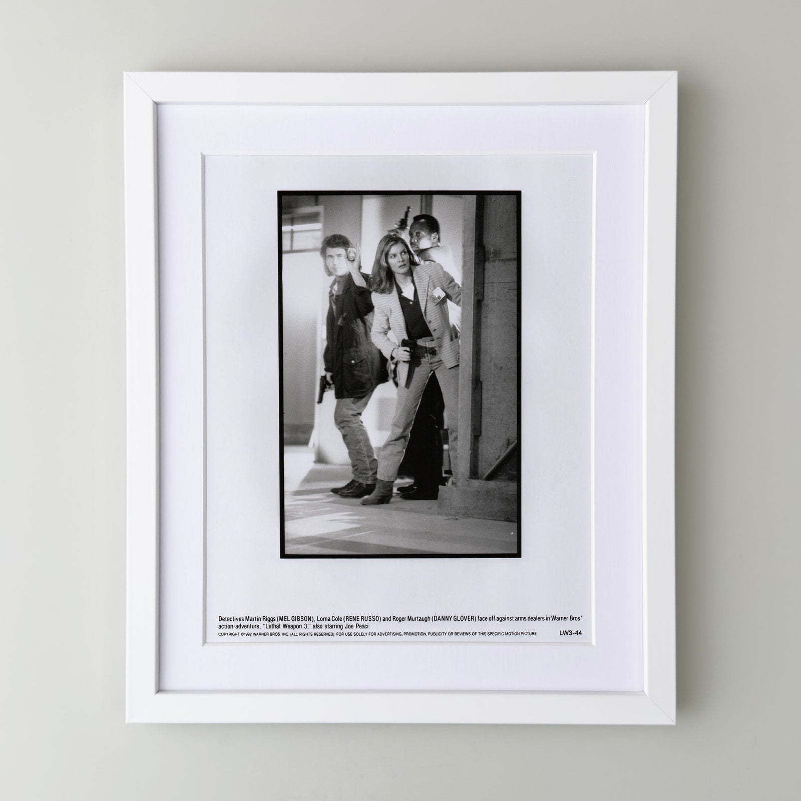 Leathal Weapon 3 1992 Film Movie Press Publicity Still Framed
