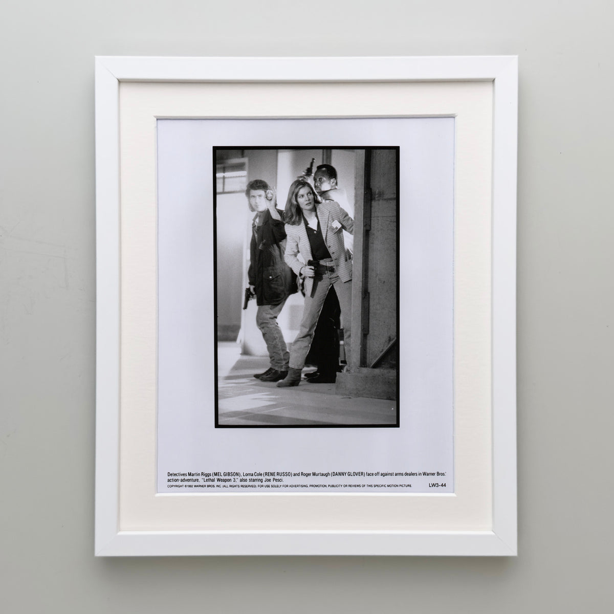Leathal Weapon 3 1992 Film Movie Press Publicity Still Framed