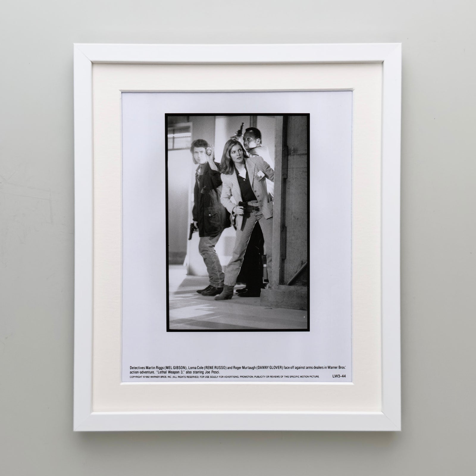 Leathal Weapon 3 1992 Film Movie Press Publicity Still Framed