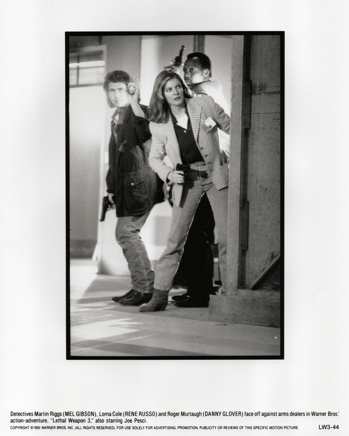 Leathal Weapon 3 1992 Film Movie Press Publicity Still Framed