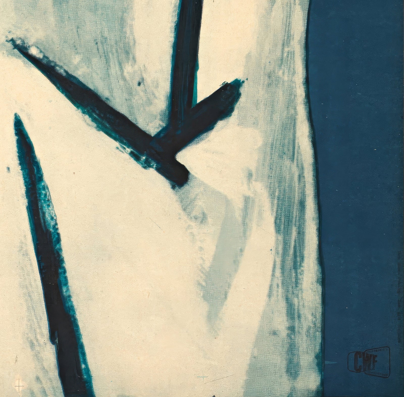 Les Enfants du Paradis 1955 Polish Blue Style A1 Film Poster Julian Palka - detail