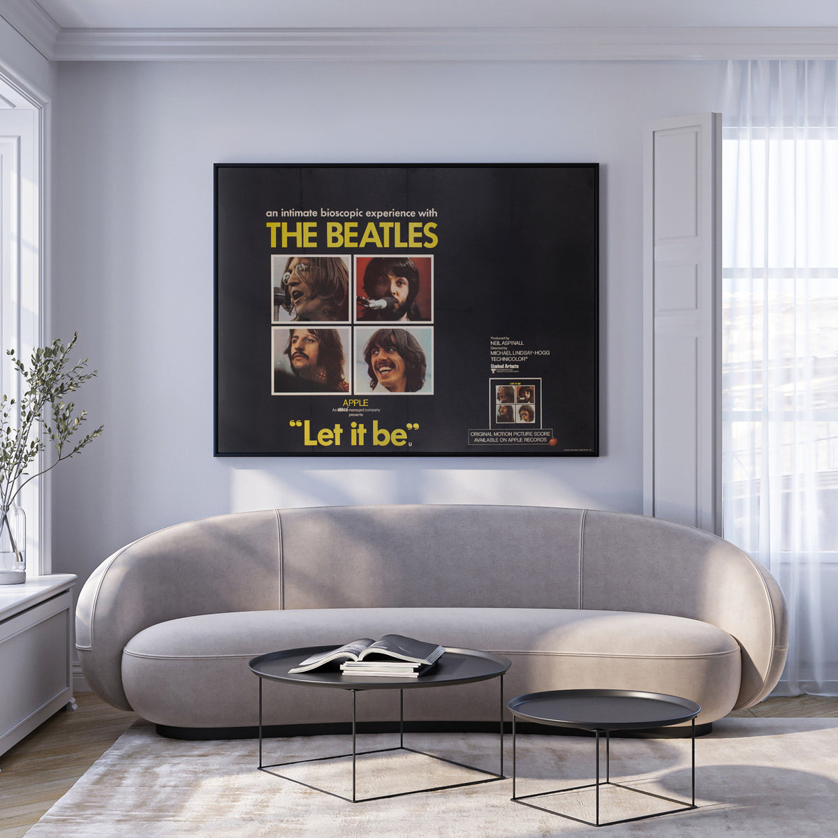 Let It Be 1970 UK Quad Film Movie Poster The Beatles