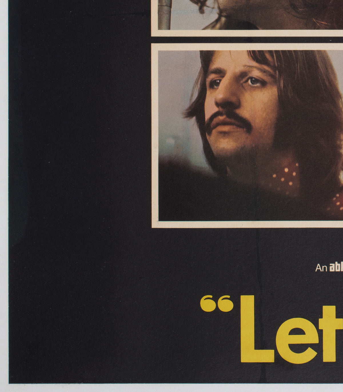 Let It Be 1970 UK Quad Film Movie Poster The Beatles