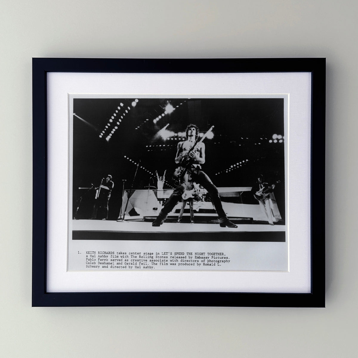 Lets Spend the Night Together 1982 Film Movie Press Publicity Still Framed