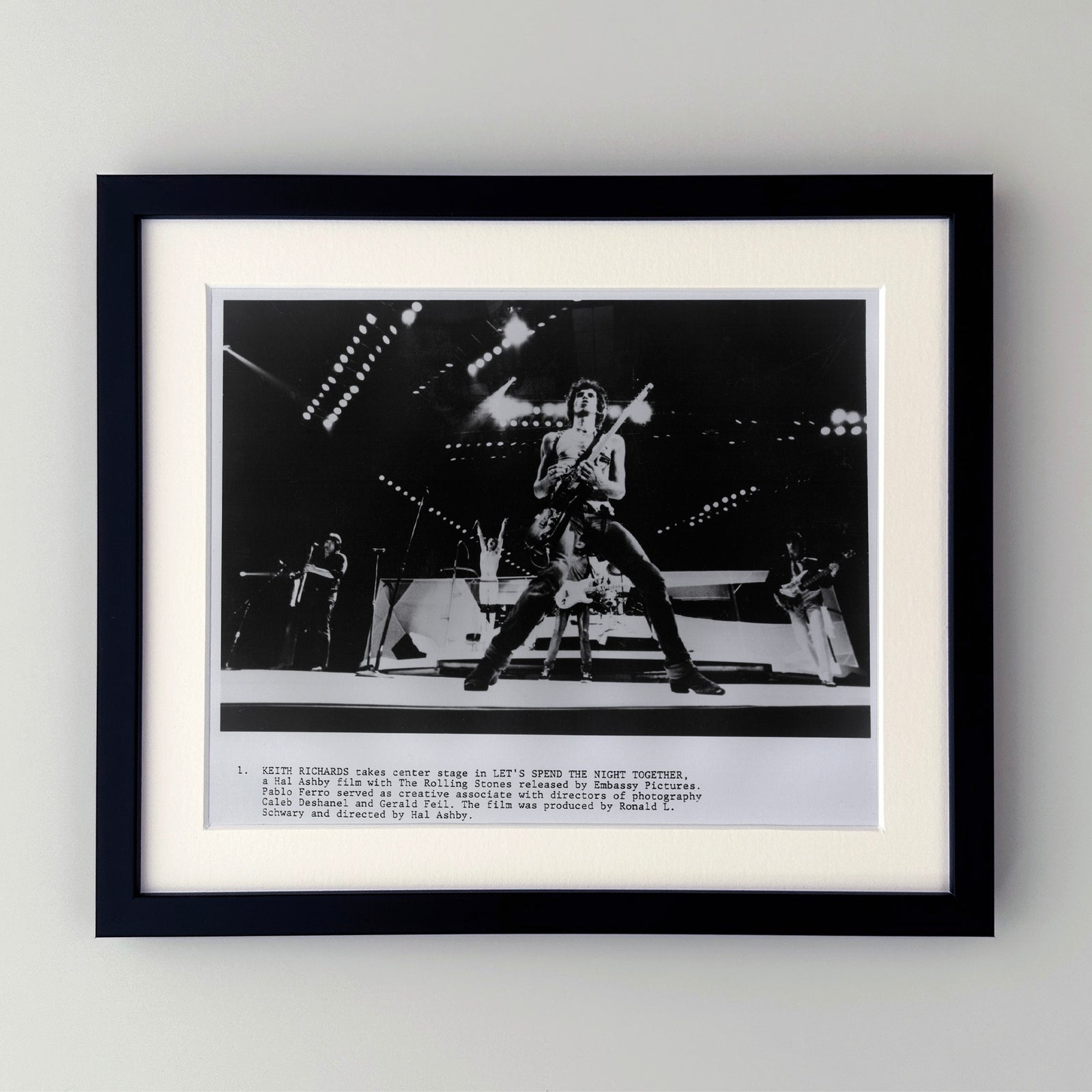 Lets Spend the Night Together 1982 Film Movie Press Publicity Still Framed
