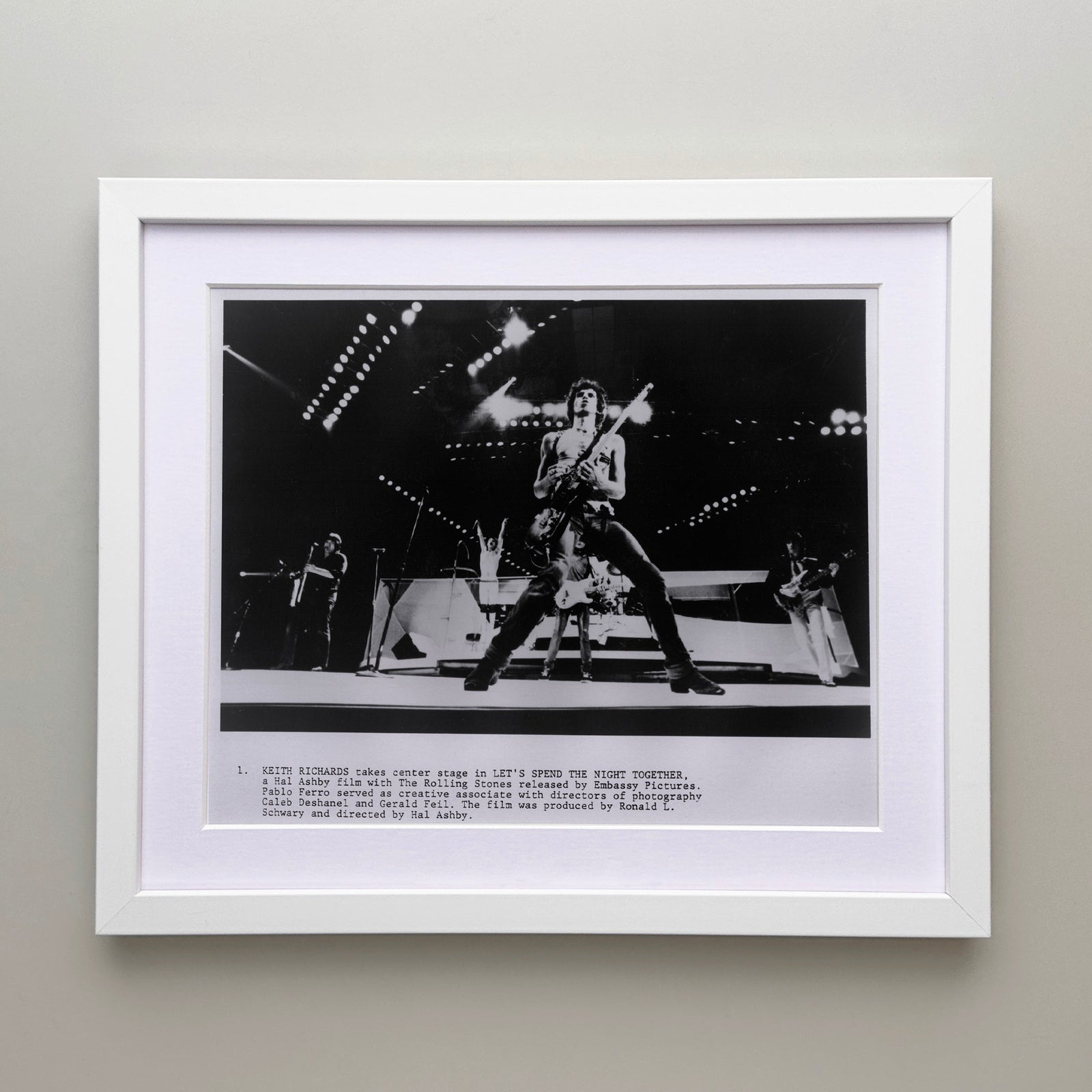 Lets Spend the Night Together 1982 Film Movie Press Publicity Still Framed