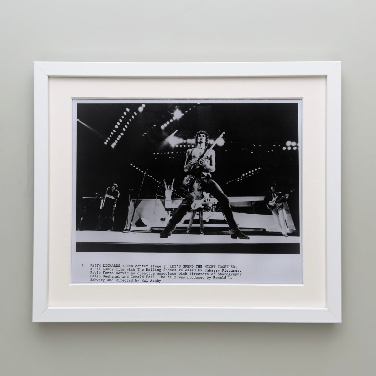 Lets Spend the Night Together 1982 Film Movie Press Publicity Still Framed