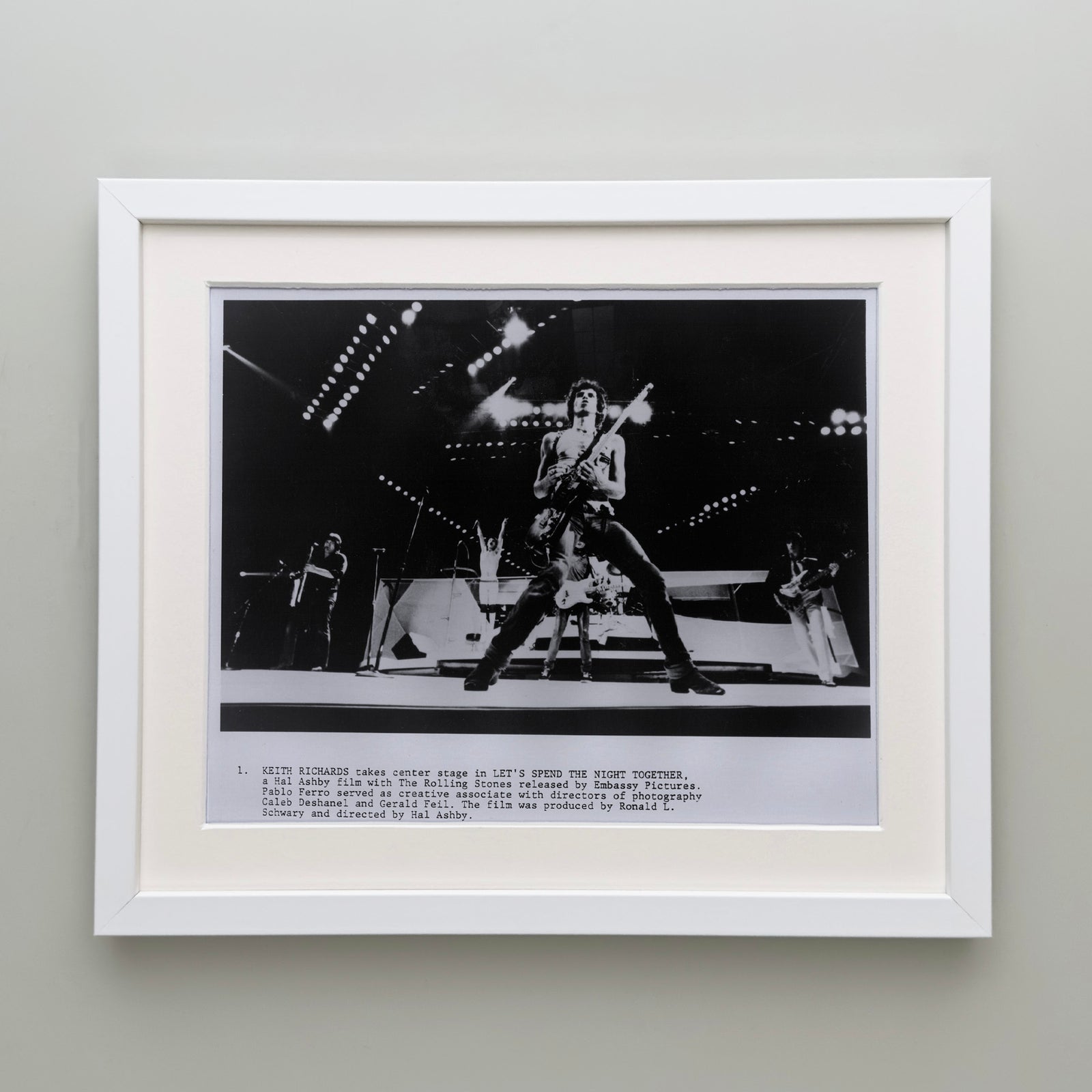 Lets Spend the Night Together 1982 Film Movie Press Publicity Still Framed