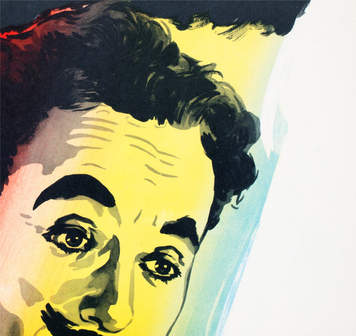 Limelight 1952 Swedish Film Poster Gösta Åberg - detail