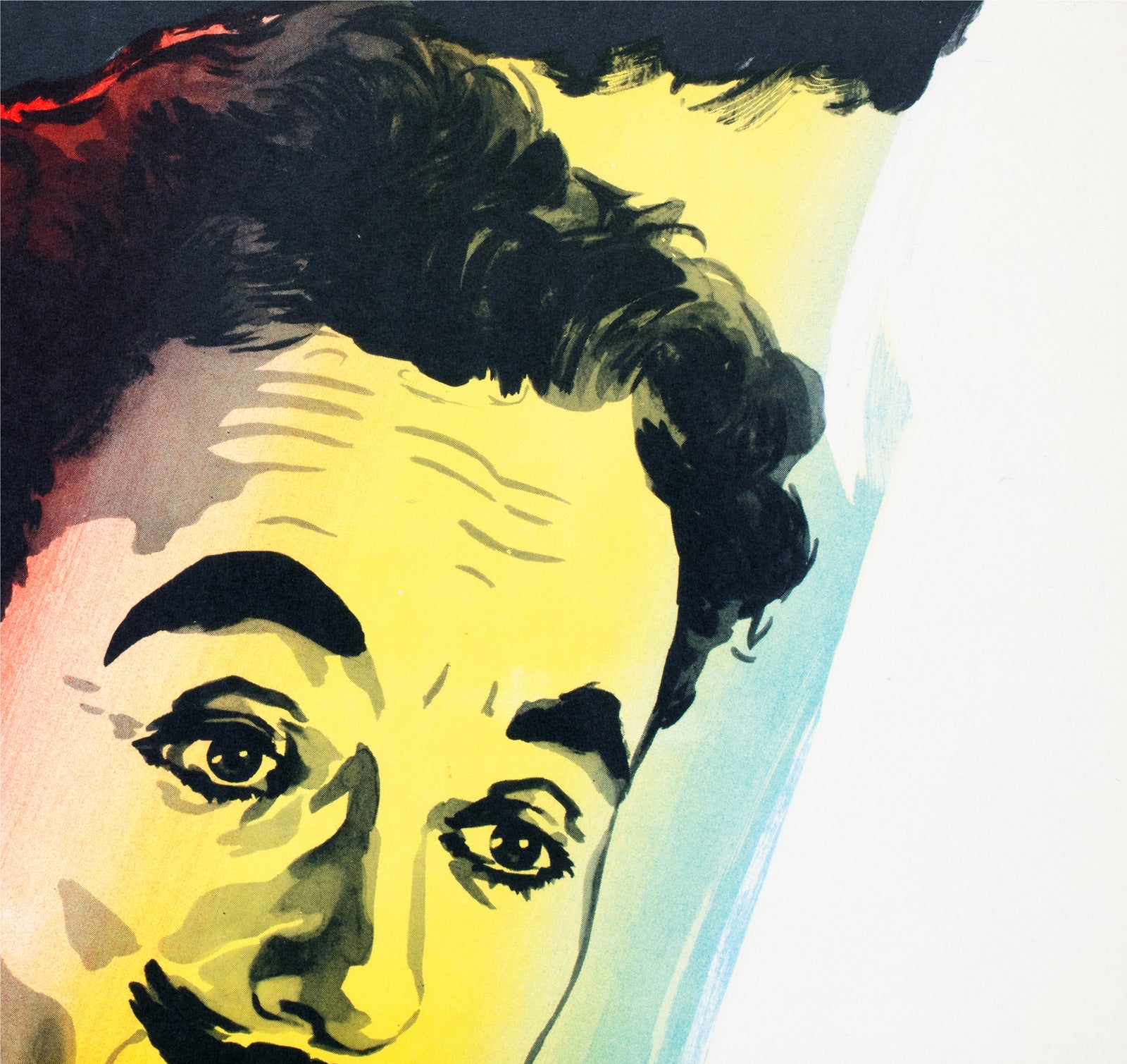 Limelight 1952 Swedish Film Poster Gösta Åberg - detail