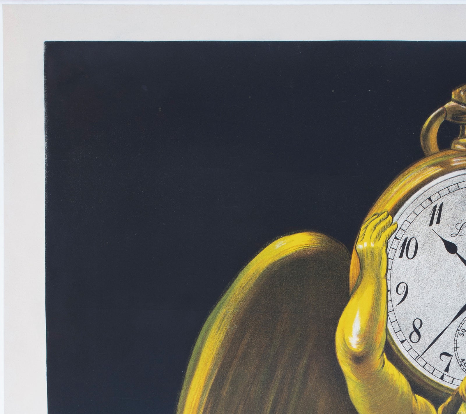 Longines c1911 French Grande Advertising Poster Leonetto Cappiello - detail
